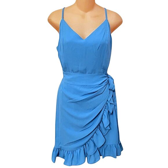 Lilly Pulitzer Alisa Wrap Dress in Lunar Blue NWT - Size 14 - Picture 7 of 9